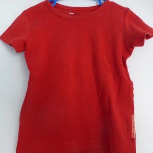 H&M, Toddler, 1.5 to 2 years, plain red tee, BNWOT